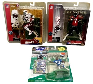 NFL Action Figure Lot Emmitt Smith, Michael Vick, Barry Sanders Damage Sale - Picture 1 of 16