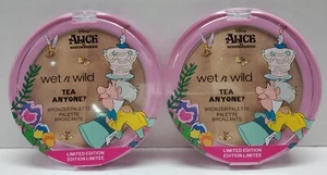 2PK Wet N Wild Disney Alice In Wonderland Bronzer Palette Tea Anyone? Limited Ed - Picture 1 of 2