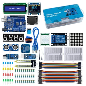 Kit de aprendizaje de inicio de módulo de sensor para placa de desarrollo mejorada Arduino R3 - Imagen 1 de 6