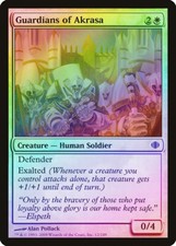 Guardians of Akrasa FOIL Shards of Alara NM White Common MAGIC CARD ABUGames