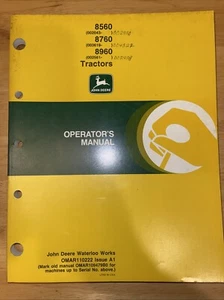 John Deere 8560, 8760 and 8960 Tractors Operator's Manual OMAR110222 Issue A1 - Picture 1 of 2