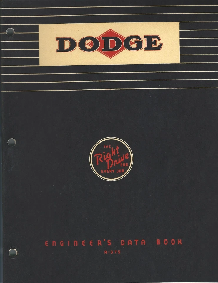 MRO Reference Guide - Dodge - Engineer's Data Book Mechanical Design (MR168) - Image 1 of 1