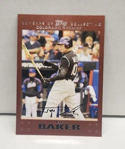 JEFF BAKER 2007 Topps Update COPPER ~ Rockies ~ #'d /56 - Picture 1 of 2
