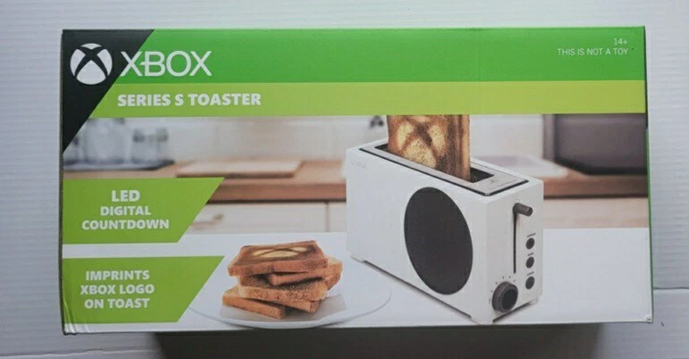 Xbox Series S Limited Edition Wide Slot Bread And Bagel Toaster I