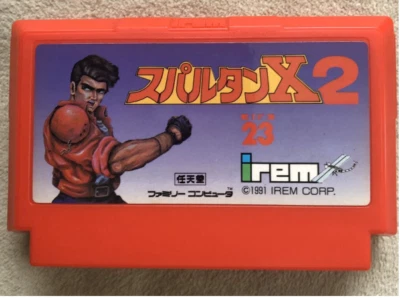 Spartan X 2 Nintendo Famicom FC Irem Cartridge Only Used Japan Rare 1991F/S - Image 1 of 2