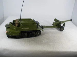 England made Dinky Toys #619 Bren Gun Carrier with Anti-Tank Gun. EXCELLENT - Picture 1 of 21