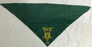 Boy Scouts of America Green Neckerchief Knights of Columbus Litiz, PA - Picture 1 of 5