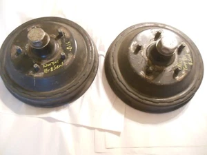 1940 Ford Brake Drums w/Hubs, New Bearings & Seals (Timken) & Dust Caps Used - Bild 1 von 8
