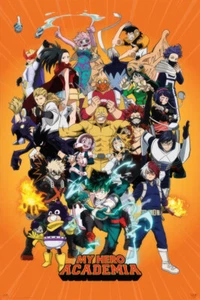 My Hero Academia - Manga / Anime TV Show Poster (All Characters) (Size 24 x 36") - Picture 1 of 6