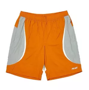 PALACE RUN IT SHORT JAFFA/GRIS RIPSTOP NYLON SHORTS HOMBRE TALLA GRANDE NUEVO - Imagen 1 de 8