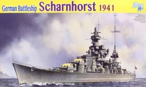 Dragon 1036 1/350 Acorazado Alemán Scharnhorst 1941 Modelo Kit - Imagen 1 de 3