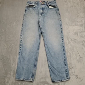 Vintage Chaps Ralph Lauren Jeans Mens 34x32 Loose Fit 5 Pocket Stone Wash Y2K - Picture 1 of 23