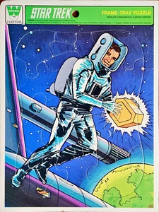 VINTAGE 1979 Whitman Star Trek Frame Tray Puzzles (two identical puzzles) - Picture 1 of 12