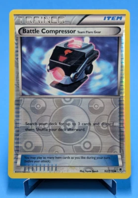 Battle Compressor 092/119 Pokémon TCG 2014 Uncommon Reverse Holo Phantom Forces - Image 1 of 3