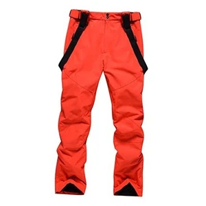 Men's Waterproof Snow Ski Pants Insulated Warm Winter Outdoor Snowboard Bibs - Picture 1 of 8