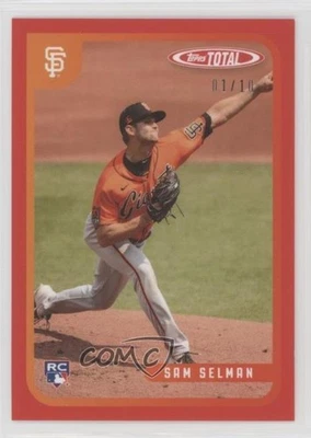 2020 Topps Total Red /10 Sam Selman #633 - Image 1 of 2