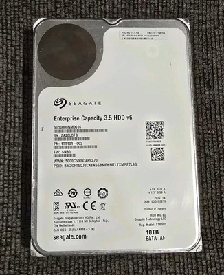 Seagate Exos X10 10TB ST10000NM0016 7.2K RPM SATA 6GB/s 3.5" HDD - Image 1 of 2