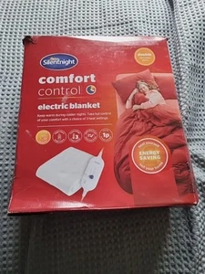 Silentnight Comfort Control Electric Blanket - DOUBLE Ex Display Box Tatty - Picture 1 of 3