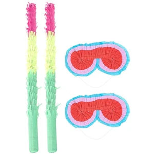 4 Pcs Maschera Per Gli Occhi Bussare Bambino Giocattolo Forma Di Pinata - Imagen 1 de 11