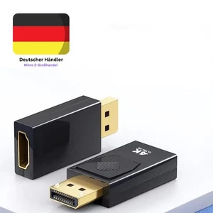 DP zu HDMI 4K Adapter Konverter DisplayPort to HDTV Adapter Für Monitor Laptop - Afbeelding 1 van 6