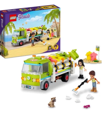 LEGO 41712 Friends Recycling LKW Spielzeug mit Müllsortierbehälter, Emma & Fluss - Bild 1 von 4