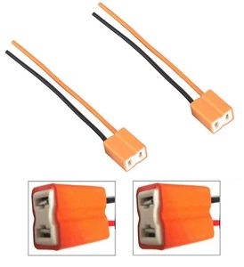 Alambre Coleta Femenino Cerámico S H7 Dos Arnés Cabeza Luz Alto Haz Conector - Imagen 1 de 4