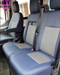 Seat Covers For Ford Transit Front And Back Seats 9 SEATER - Imagen 1 de 4