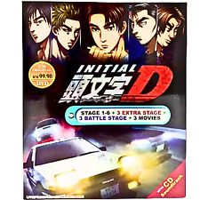 INITIAL D COMPLETE Stage 1-6 +3 Movie +3 Extra Stage +3 Battle +CD OST Anime DVD