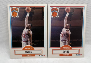Patrick Ewing 1990 Fleer #125 New York Knicks Basketball Card (2)