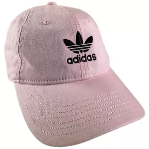 Adidas Pink/Black Youth Hat Trefoil Washed Relaxed Cap One Size Youth BRAND NEW! - Picture 1 of 7