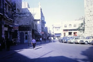 UNIDENTIFIED STREET SCENE, Middle East - Original 35mm SLIDE (1970) - Foto 1 di 2