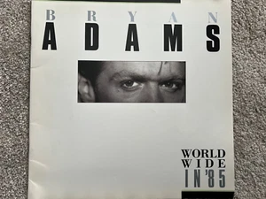 Bryan Adams 1985 World Tour Concert Program - Picture 1 of 1