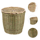 Woven Waste Basket with Lid for Home and Office