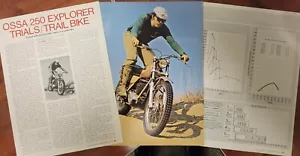 Articolo di prova bici da trail/trial 5p Ossa 250 Explorer 1974 - Foto 1 di 2