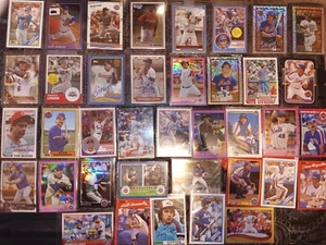 New York Mets Rookie Auto Vintage 38 Card Lot Topps Bowman Chrome Refractors SP - Picture 1 of 11