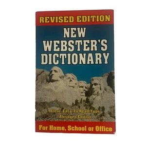New Webster's Dictionary Revised Edition Paradise Press, Inc. (2001, Paperback) - Picture 1 of 5
