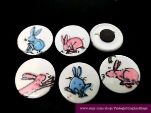 4.5cm PINK Rabbit fridge magnet, Bunny Refrigerator Magnets, Kitchen Decor