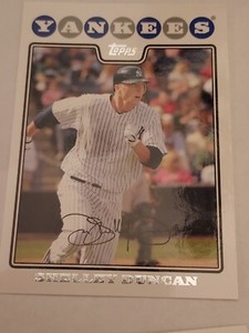 2008 Topps Baseball Cards Shelley Duncan #uh308