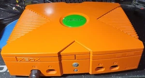 Microsoft Xbox with Orange Custom Painted Case - Tennessee or Clemson? - Picture 1 of 8