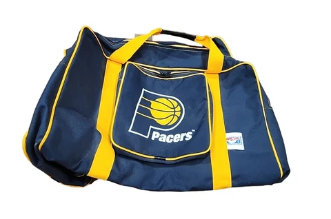 Vintage 90s Indiana Pacers Basketball NBA Miller Lite Gym Sport Duffle Bag NWT Cover