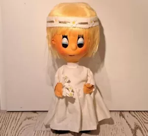 PUPAZZO/BAMBOLA SPOSINA/SPOSA-IN PANNO LENCI-ANNI 70'-VINTAGE TOYS-MADE IN ITALY - Foto 1 di 11