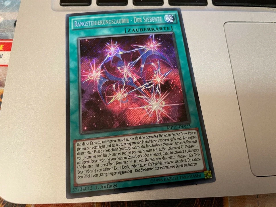 YUGIOH - Rank Up Magic Seventh One - Secret Rare - GERMAN - 1st ed - MP15 - Image 1 of 1