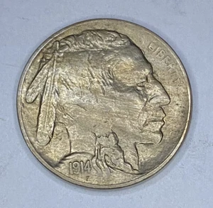 1914 Buffalo Nickel uncirculated - Picture 1 of 2