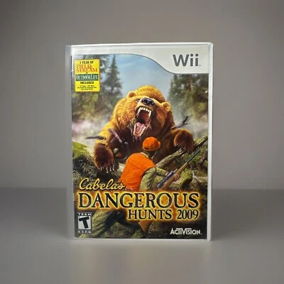 Cabela's Dangerous Hunts 2009 (Nintendo Wii, 2008) Complete Tested - Image 1 of 4