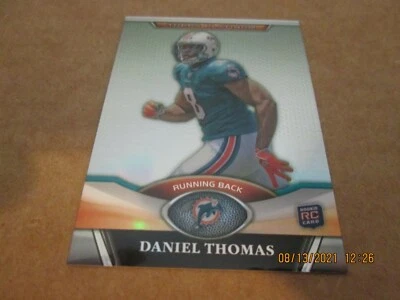 DANIEL THOMAS DOLPHINS  2011 TOPPS PLATINUM  ROOKIE CARD #44 - Image 1 of 3