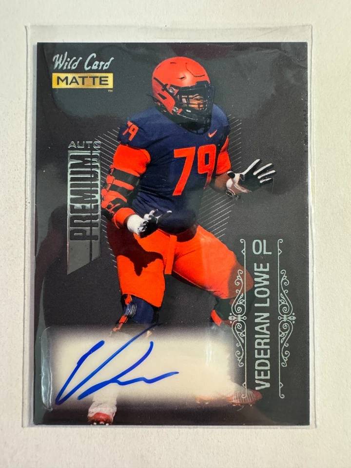 K195,026 - 2022 Wild Card Matte Premium Auto #MBA Vederian Lowe - Image 1 of 1