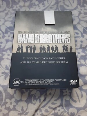 Band of Brothers Complete Box Set DVD TV Series Region 4 AUS Tom Hanks VGC - Image 1 of 4