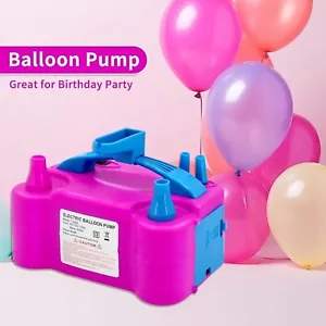Electric Balloon Pump, Portable Electric Balloon Blower Machine Balloon Air Pump - Picture 1 of 8