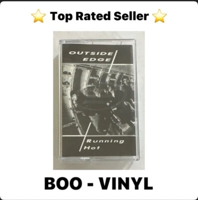 Outside Edge - Running Hot - Rare Cassette Tape - Rock EX / EX Condition - Image 1 of 4