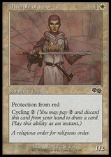 Magic the Gathering MTG Disciple of Law (11) Urza's Saga   LP